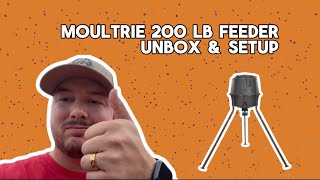 UNBOXING: Moultrie 200 lb Feeder Setup