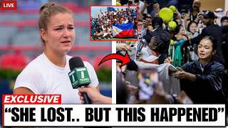 10,000 Filipino Fans Left Muchova in Tears After After Eala’s Unexpected Loss
