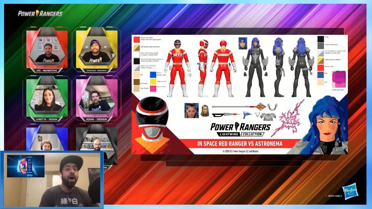LIVE: Power Rangers Hasbro PulseCon Panels Reaction! - YouTube
