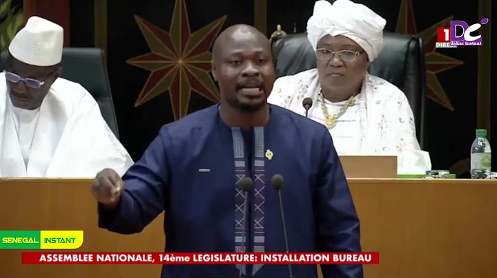 Guy Marius Sagna dénonce une tentative de fraude a sa premiere prise de parole à l'assemblée nationa