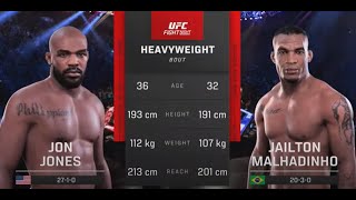 Jon Jones vs. Jailton Almeida (Simulation on PS5 | UFC 5)