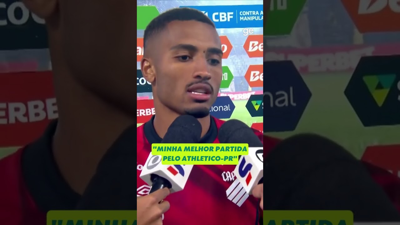 LEOZINHO AGRADECE CELEBRA VITÓRIA | São Paulo x Athletico-PR | Brasileirão | #shorts | ge.globo
