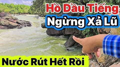 Het water in het Dau Tieng-meer werd op 5 november om 7.00 uur 
