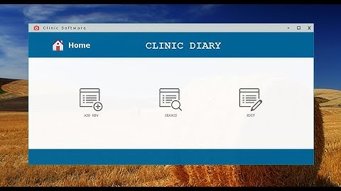 Clinic Diary for Doctors a small Java project using advanced Swing JLayeredPane GUI