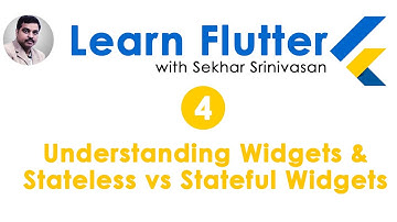 #4: Understanding Flutter Widgets | Stateless Widgets | Stateful Widgets| Detail Explanation & Demos