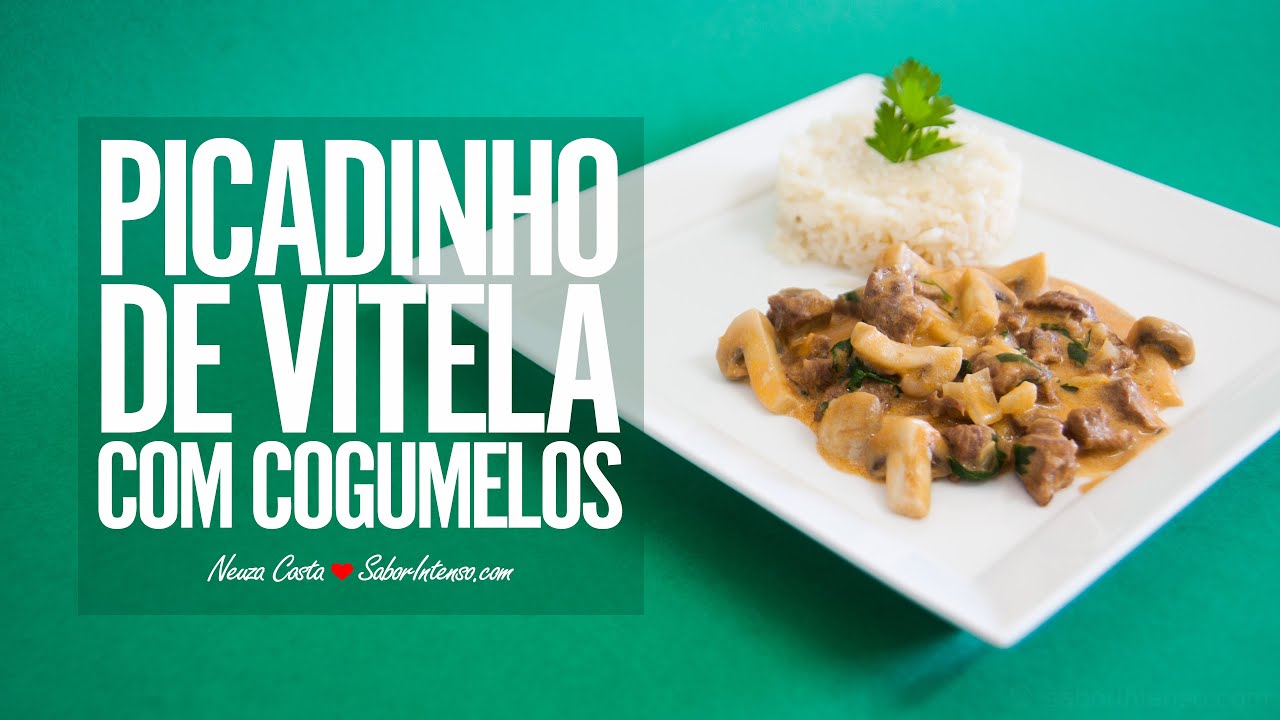 Picadinho de Vitela com Cogumelos