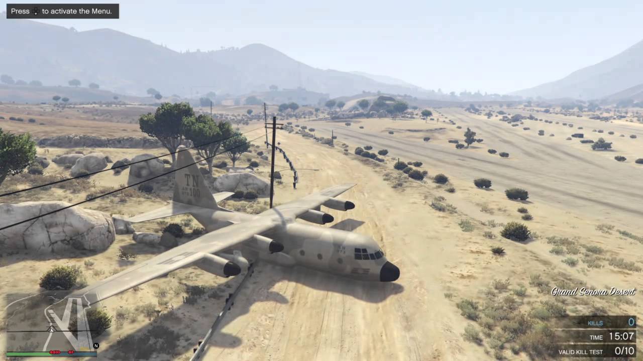 life facebook Grand Theft Auto V stunts in a plane