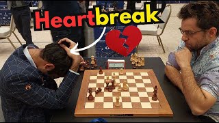 The Pain of losing a won game | Arjun Erigaisi vs Levon Aronian | World Blitz 2023