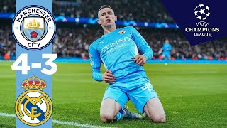 Man City  4×3  Real Madrid UCL Semi Final 2022 With Arabic Commentary)
