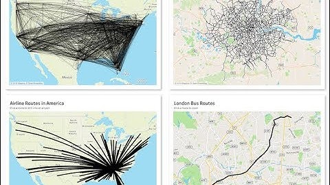 How to create routes with the MAKEPOINT and MAKELINE functions