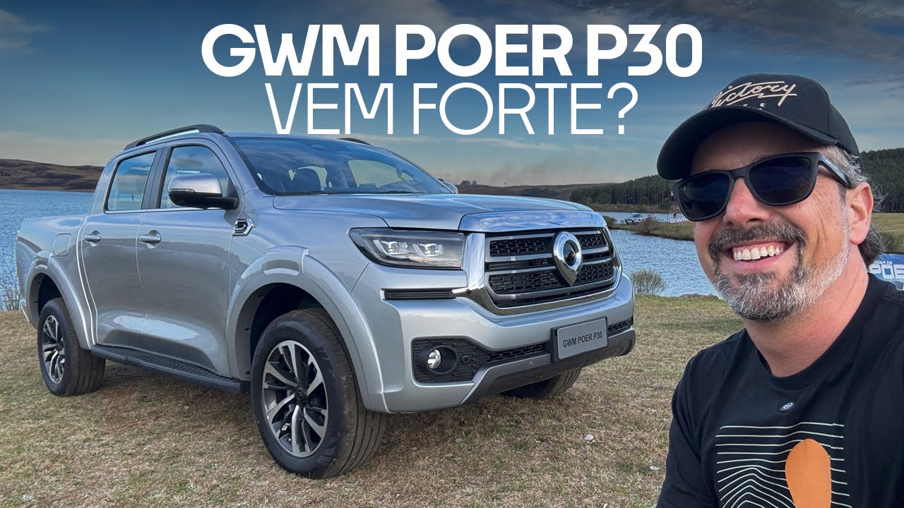 GWM Poer P30 MIRA em Hilux, Ranger e S10 e começa em R$ 220 mil com 2.4 diesel de 184 cv