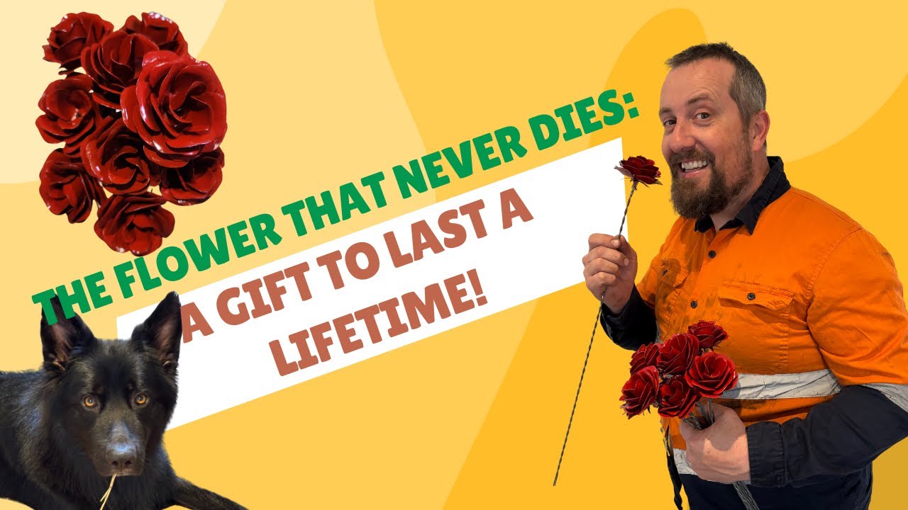 DIY metal rose. Make a realistic metal flower