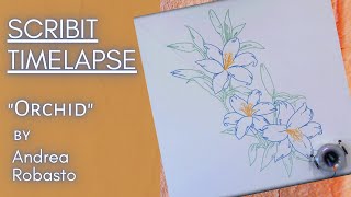 Scribit Timelapse | Orchid by Andrea Robasto
