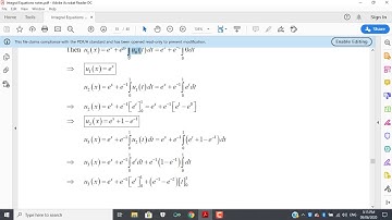 Integral Equations lecture 8
