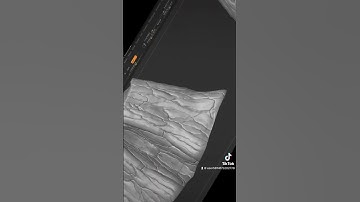 3d bark sculpting time lapse #stylizedenvironment #3denvironment #gaming #3dart