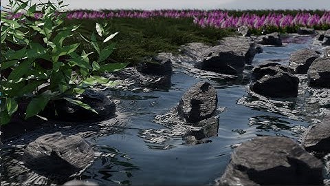 Realistic River  Generator in Blender