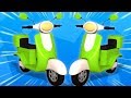 skuter | video kendaraan | skuter kartun | Scooter Formation And Uses | Transport For Kids