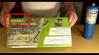 Using The Easitaly Weed Burner A Propane Torch Weed Burner Product Demonstration