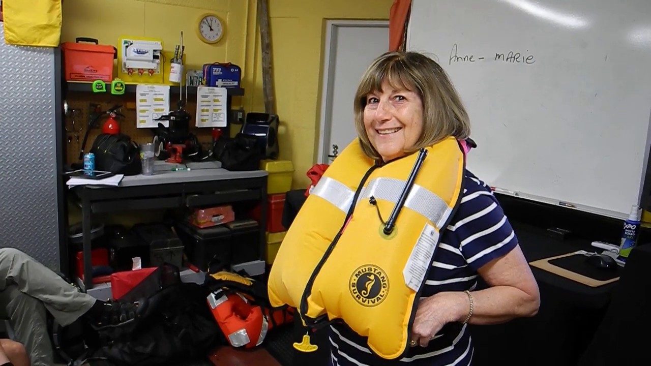 Anne Marie inflatable PFD - YouTube