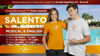Ace Z Camp 2022 - Salento - Musical English Resort - Porto Cesareo