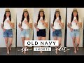 Old Navy | The shorts edit | In-store try on of the best cut-offs + chinos | spring + summer 2022