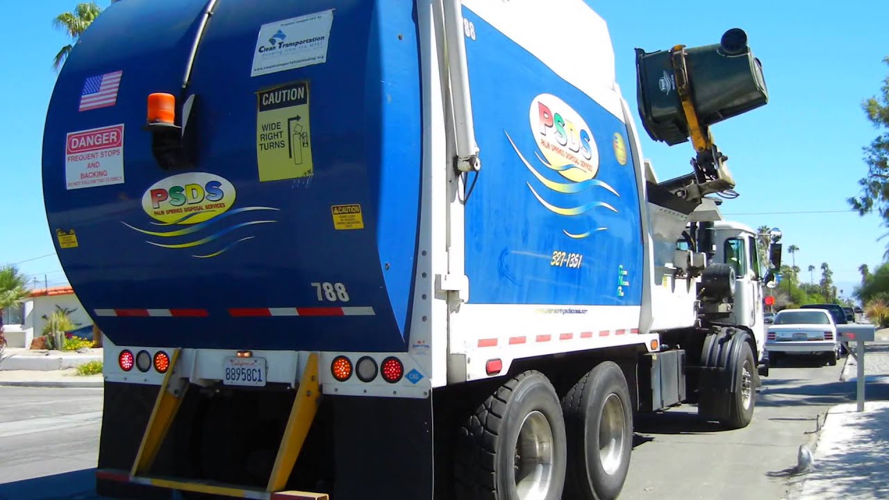 Palm Springs Disposal Services New Fully Automated Garbage Collection