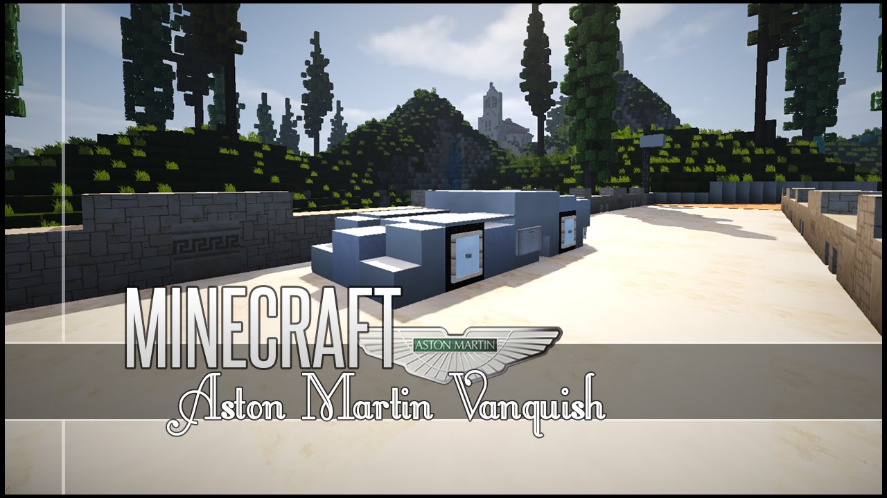 Minecraft Vehicle Tutorial - Aston Martin Vanquish