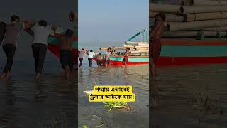 পদ্মা নদীতে হঠাৎ ট্রলার টি আটকে যায়।🫣 #padma