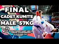 FINAL Kumite Cadet Male -57kg World Championship Konya 2022