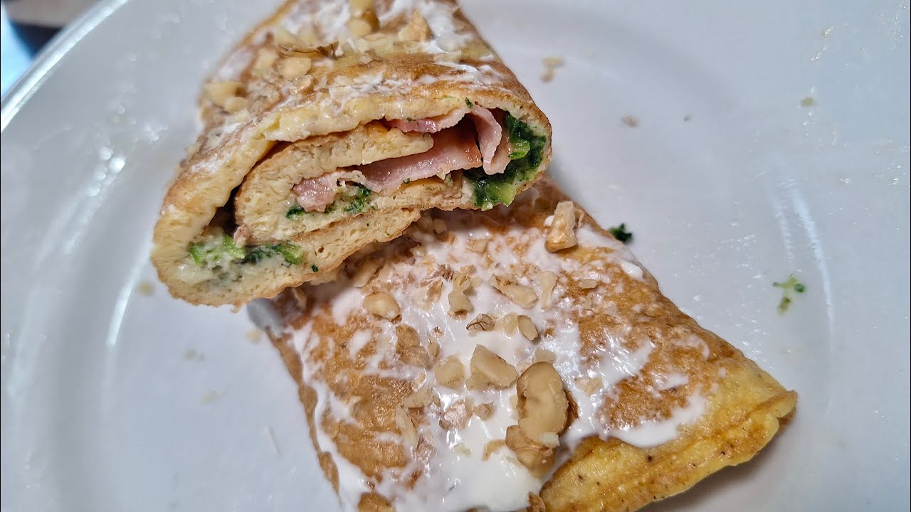 Omelette Speck e Cicoria - Ricetta Veloce e Gustosa in 10 Minuti!