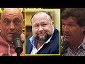 Rogan  tucker alex jones is right about a lot of things
