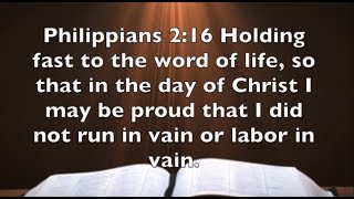Philippians 2:16   Tell Others Their Impact In Your Life