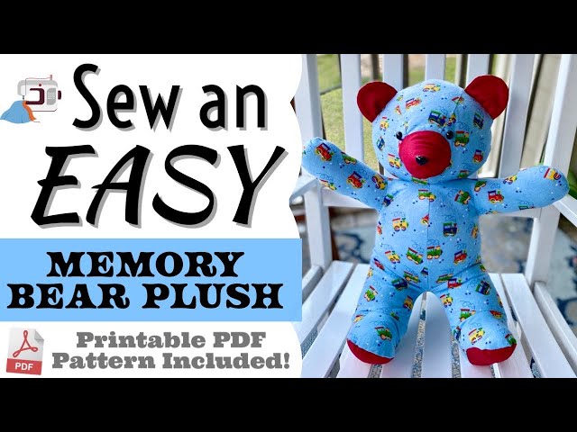 16 Memory Bear Instructions and Pattern Pieces Keepsake 