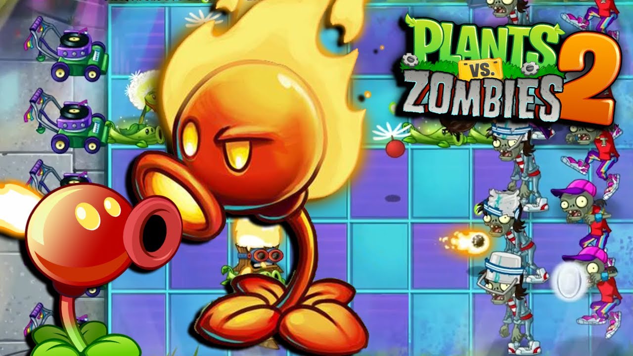 MI NUEVA PLANTA MINI LANZAGUISANTES DE FUEGO - Plants vs Zombies 2 ...