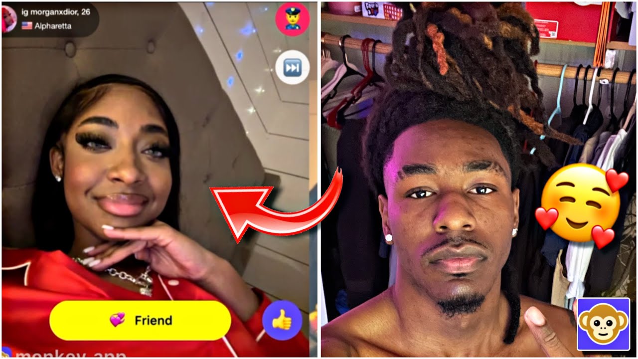 SHE WAS OVERLY GORGEOUS …😍 (MONKEY APP)