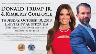 Video: brittany muller reports on the protest happening at uf ahead of
donald trump jr.'s event.