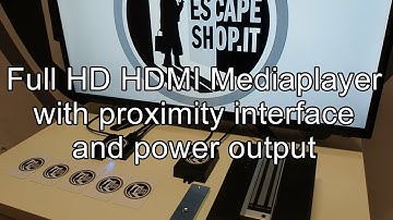 Full HD HDMI Mediaplayer with proximity interface and power output