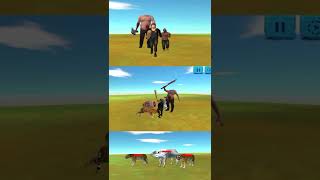 Modern Human Vs Tiger & Bear Tournament 3vs3 - Animal Revolt Battle Simulator #Shorts screenshot 5