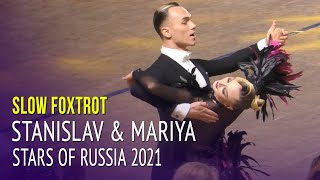 Slowfox = Stars of Russia = Stanislav Solovev & Mariya Galankina = Lights of Moscow 2021 Resimi