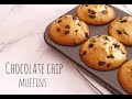 Bakery style chocolate chip muffins