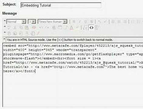 Embed Video in Blackboard
