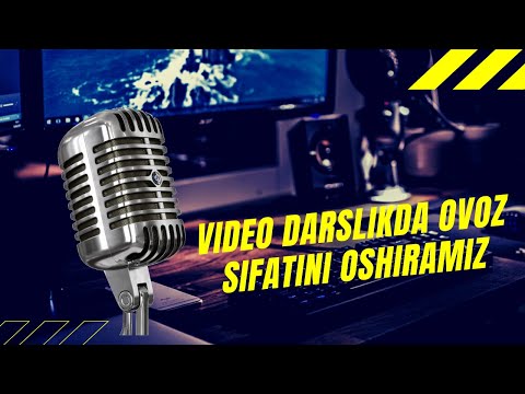 Video: Mikrofon Sifatini Qanday Yaxshilash Mumkin