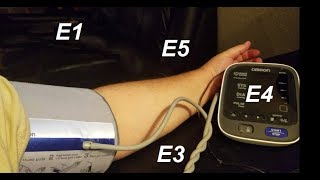 Repair Error Message OMRON Blood Pressure Monitor (Fix Intellisense E1 E2 E3 E4 E5 E6 E7 Not Working