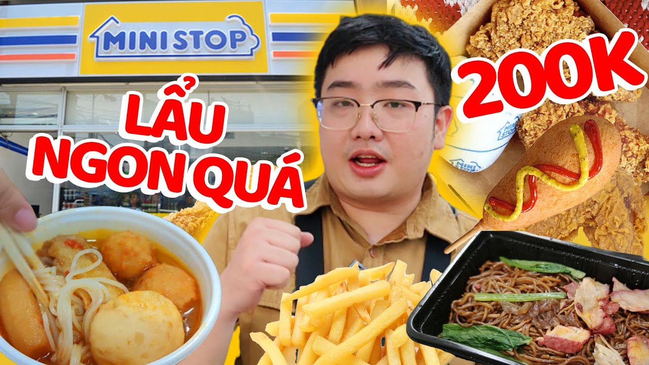 Phá Đảo Ministop , 200k Và Những Món Ngon Trong Ministop | Gấu Ơi Ăn Gì ...