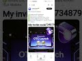 otc lanch inter link 🔗🖇️ my invite code 734879 1000 coin free