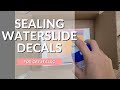 How to Seal a Waterslide Decal | Everything You Need for CrystaLac Cups