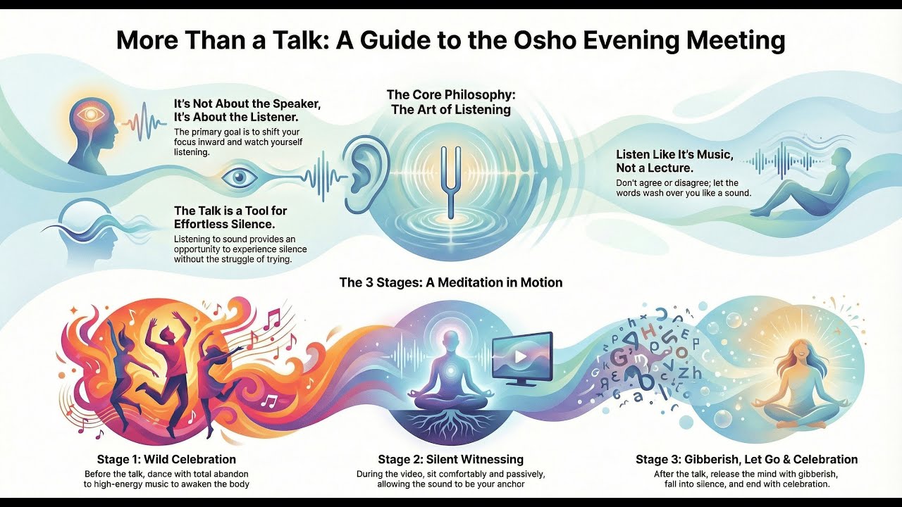 Why did Osho invented Evening Meeting Meditation?