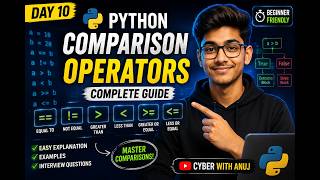 Python Comparison Operators Explained | Day 10 | Complete Beginner Tutorial