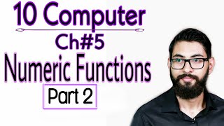 Numeric functions | part 2 | 10 class computer chapter 5