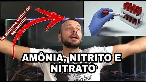 O que causa nitrato no aquário?